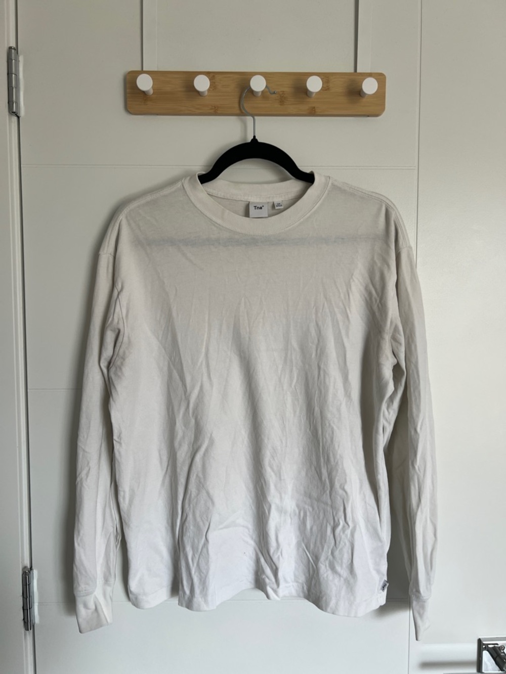 TNA Long-Sleeve Crewneck Shirt - White
